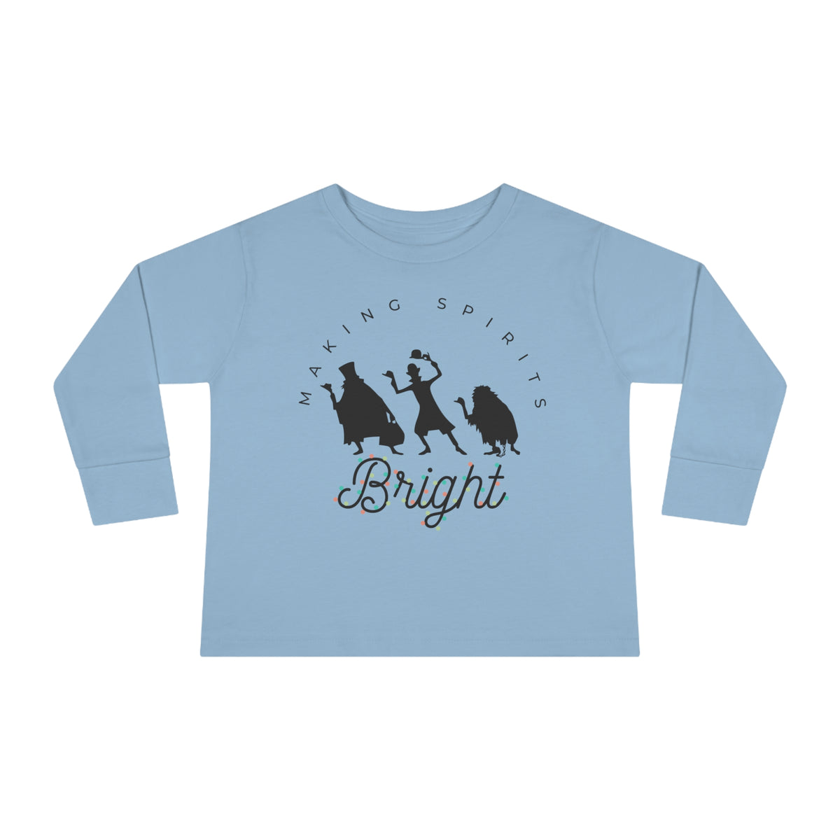 Making Spirits Bright Rabbit Skins Toddler Long Sleeve Tee
