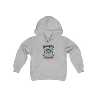 Madame Leota’s Laudanum Teal Gildan Youth Heavy Blend Hooded Sweatshirt