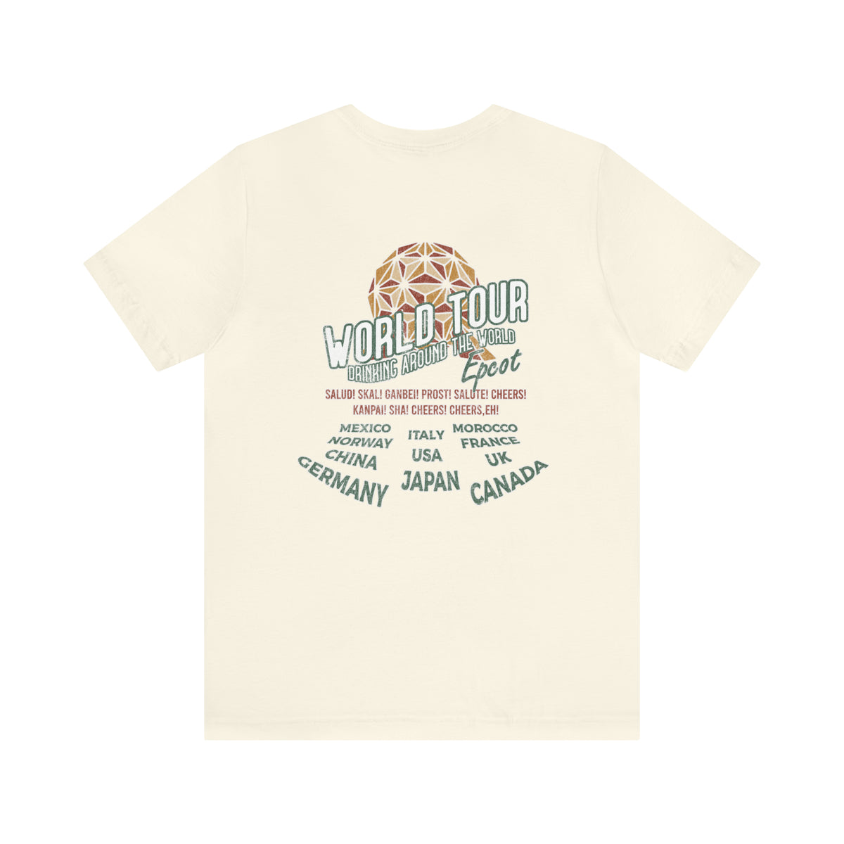 World Tour Bella Canvas Unisex Jersey Short Sleeve Tee
