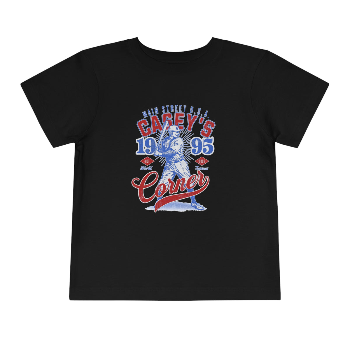 Casey’s Corner Distressed Bella Canvas Toddler Short Sleeve Tee