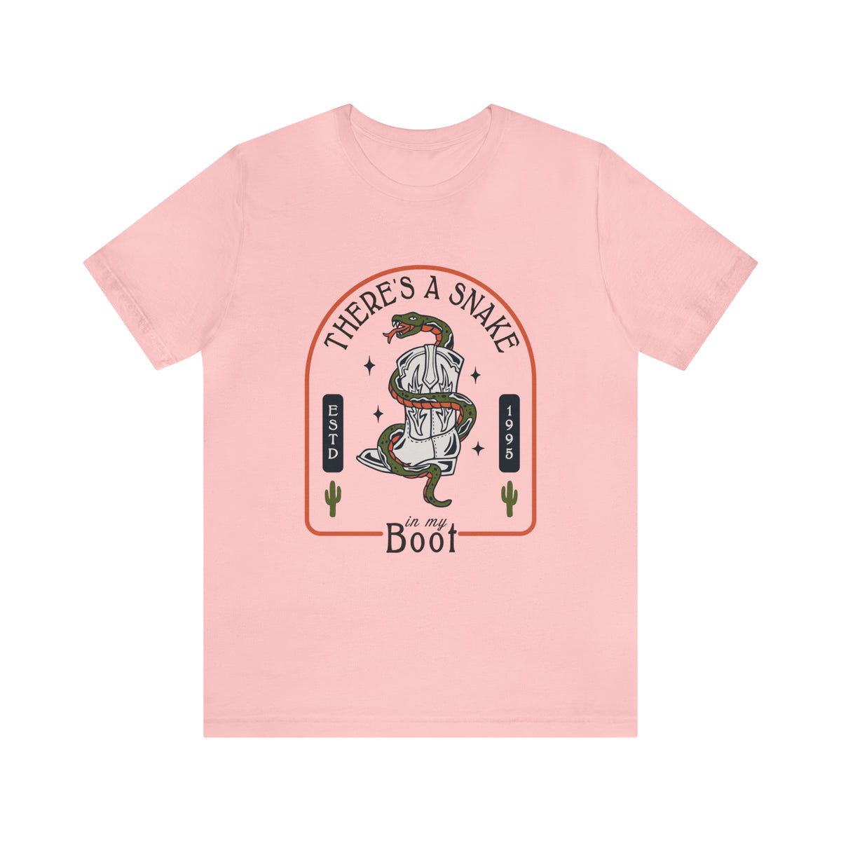There's A Snake In My Boot Bella Canvas Unisex Jersey Short Sleeve Tee
