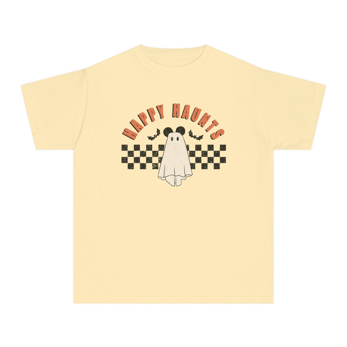 Happy Haunts Comfort Colors Youth Midweight Tee