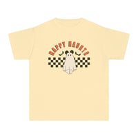 Happy Haunts Comfort Colors Youth Midweight Tee