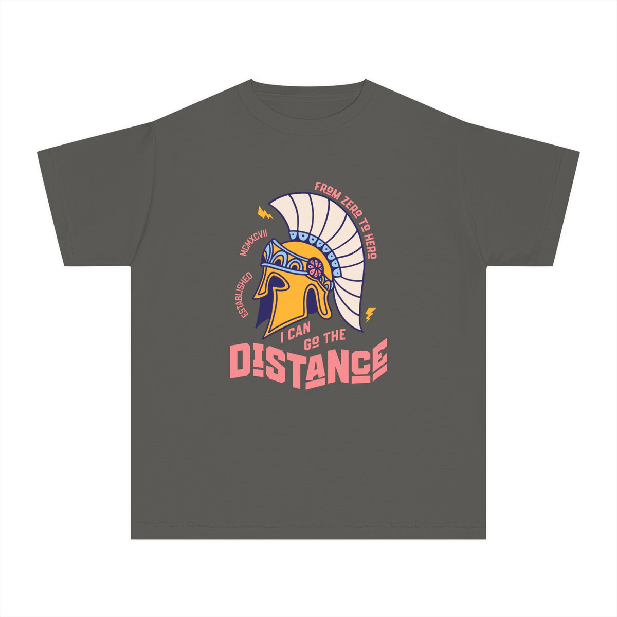 I Can Go The Distance Comfort Colors Youth Midweight Tee