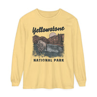 Yellowstone National Park Comfort Colors Unisex Garment-dyed Long Sleeve T-Shirt