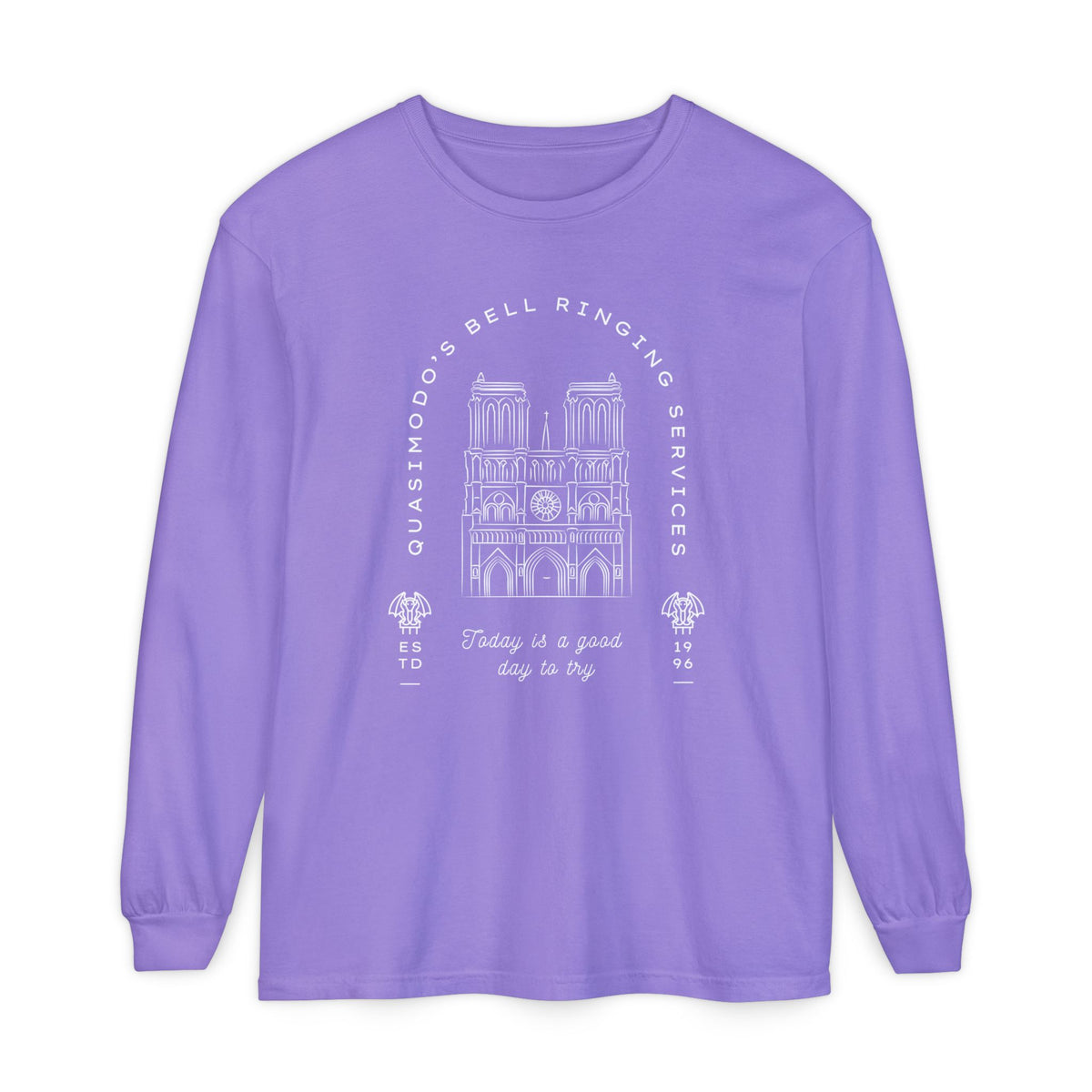 Quasimodo's Bell Ringing Services Comfort Colors Unisex Garment-dyed Long Sleeve T-Shirt