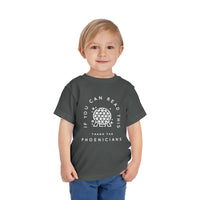 If You Can Read This Thank The Phoenicians Bella Canvas Toddler Short Sleeve Tee
