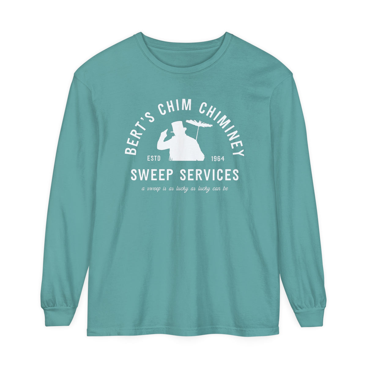 Bert's Chim Chimney Sweep Services Comfort Colors Unisex Garment-dyed Long Sleeve T-Shirt