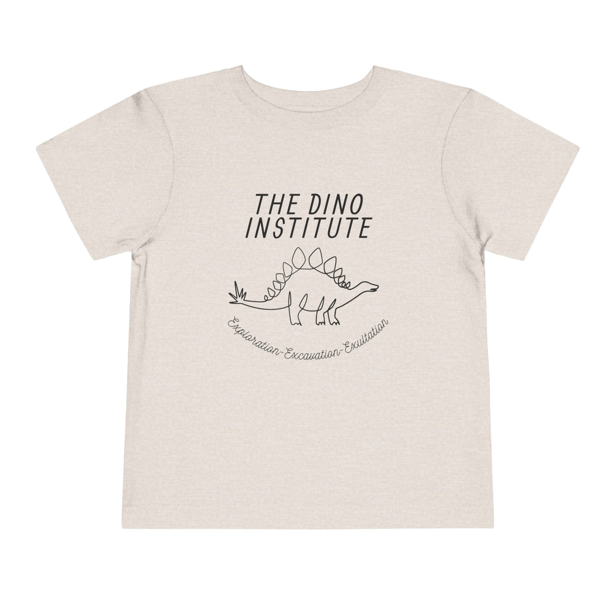 The Dino Institute Bella Canvas Toddler Short Sleeve Tee