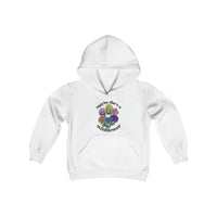 Maybe She’s A Wildflower Gildan Youth Heavy Blend Hooded Sweatshirt