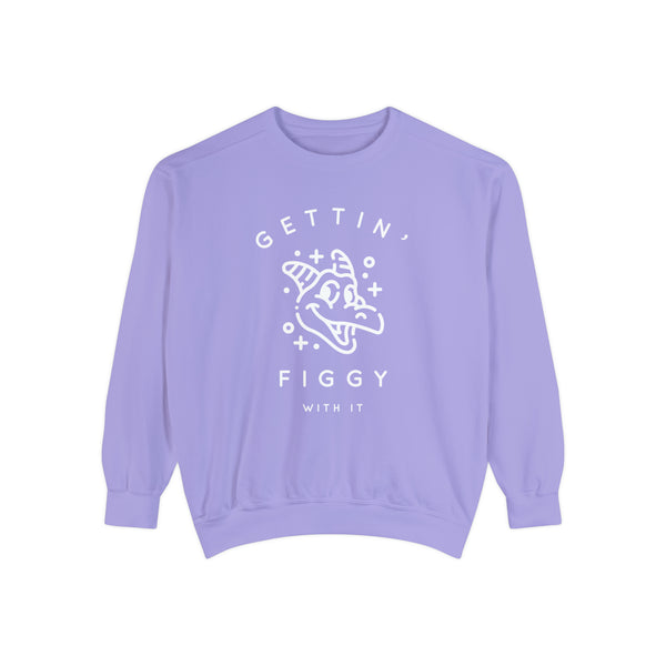 Gettin' Figgy With It Comfort Colors Unisex Garment-Dyed Sweatshirt