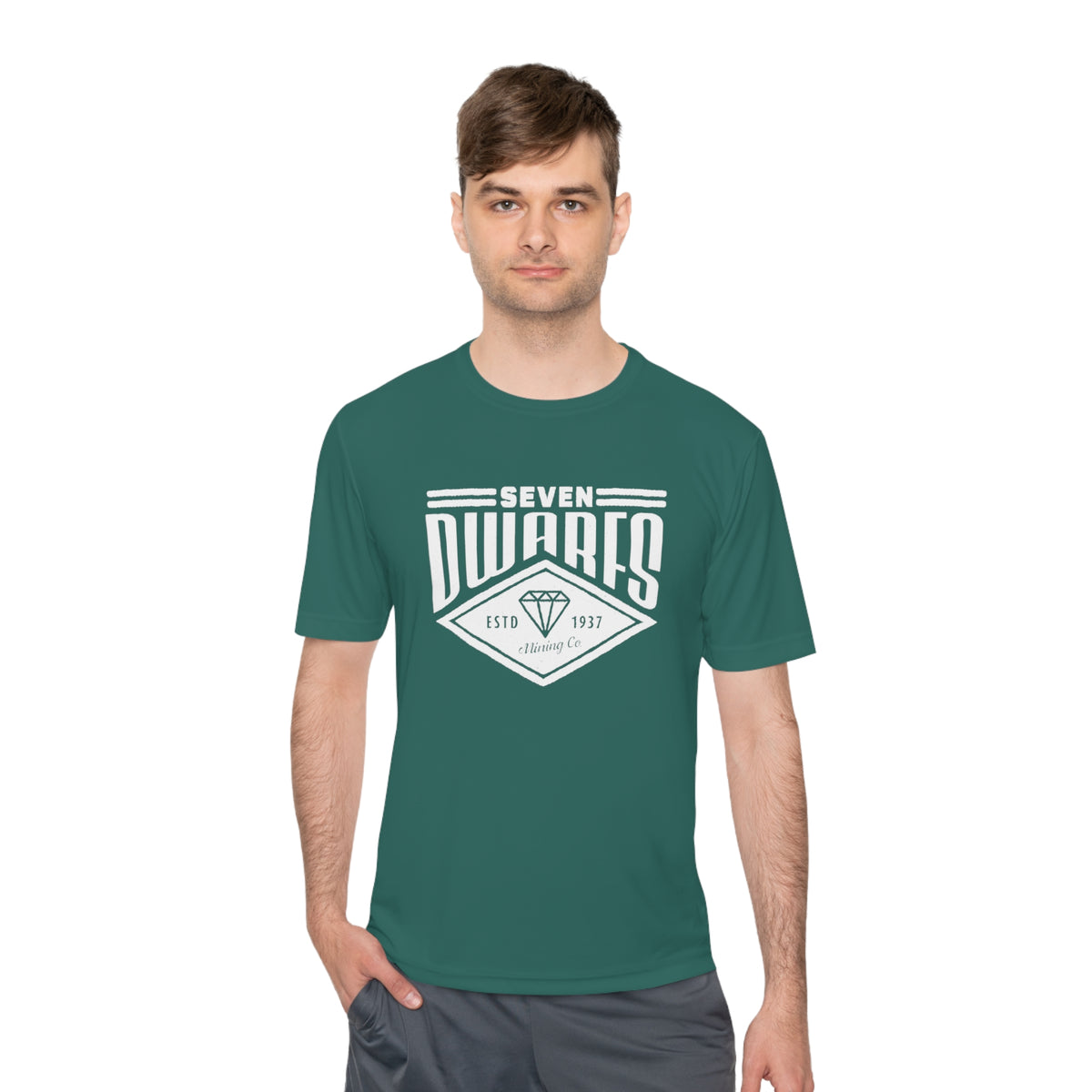 Seven Dwarfs Mining Co. Unisex Moisture Wicking Tee