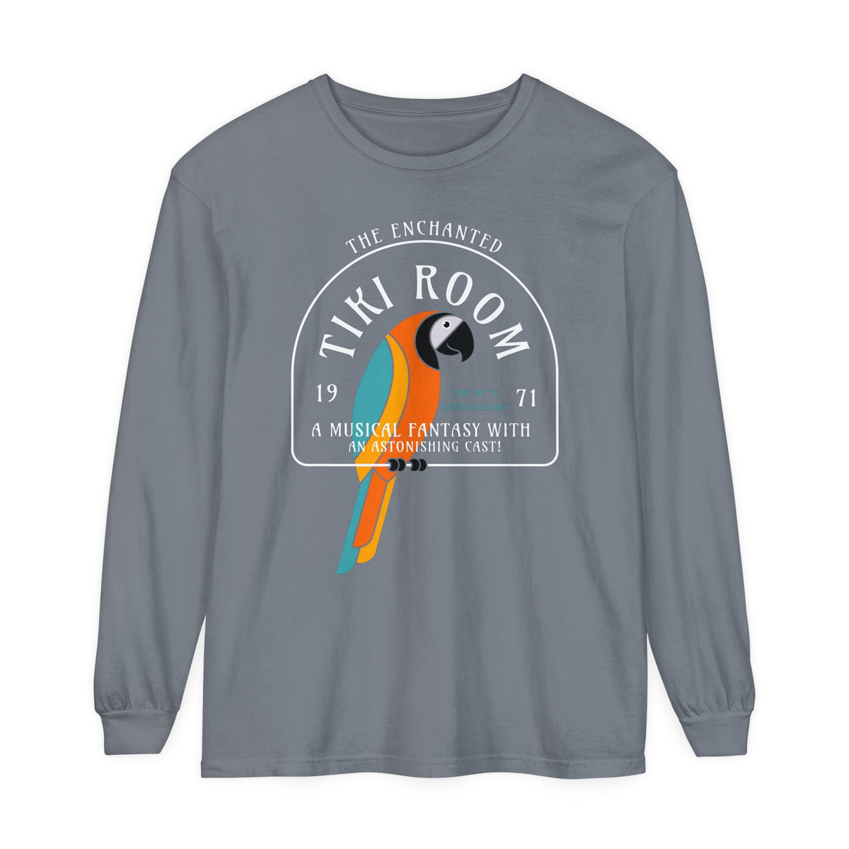 Enchanted Tiki Room Comfort Colors Unisex Garment-dyed Long Sleeve T-Shirt