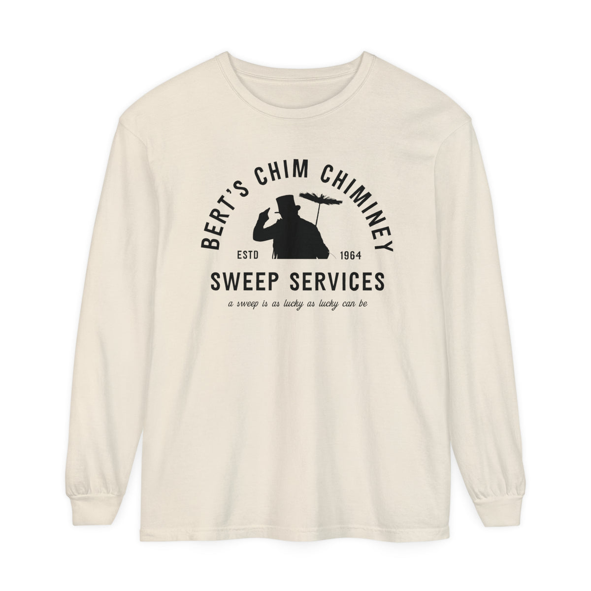 Bert's Chim Chimney Sweep Services Comfort Colors Unisex Garment-dyed Long Sleeve T-Shirt