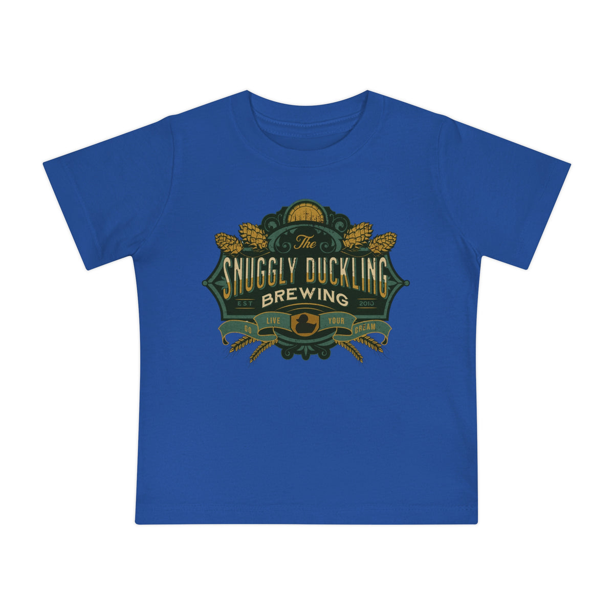 The Snuggly Duckling Brewing Bella Canvas Baby Short Sleeve T-Shirt