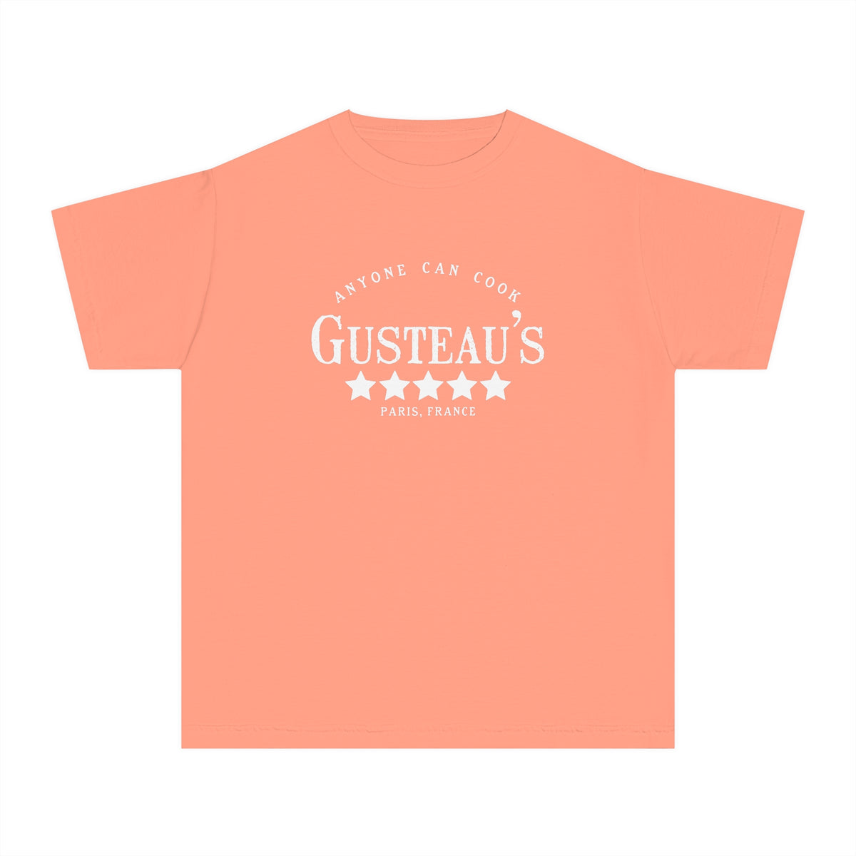 Gusteau’s Anyone Can Cook Comfort Colors Youth Midweight Tee