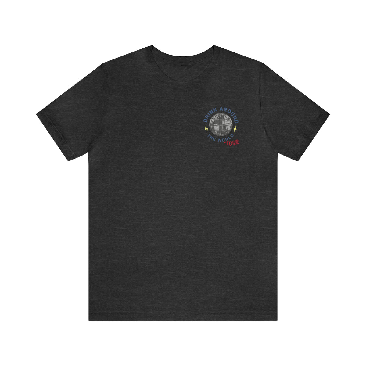 Drink Around The World Tour Bella Canvas Unisex Jersey Short Sleeve Tee