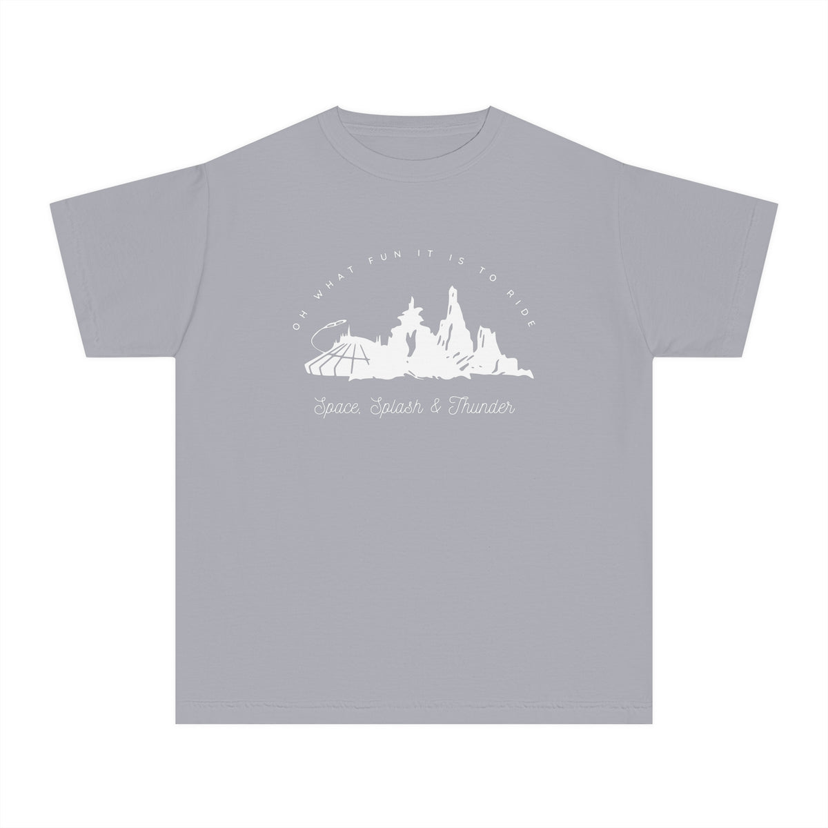 Oh What Fun It Is To Ride Comfort Colors Youth Midweight Tee