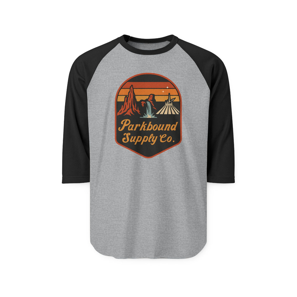 The Triple Mountain Badge Raglan Shirt