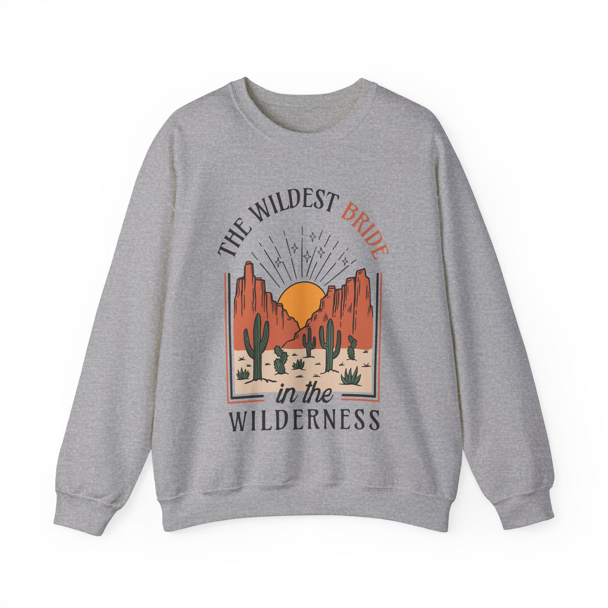 Wildest Bride In The Wilderness Unisex Heavy Blend™ Crewneck Sweatshirt