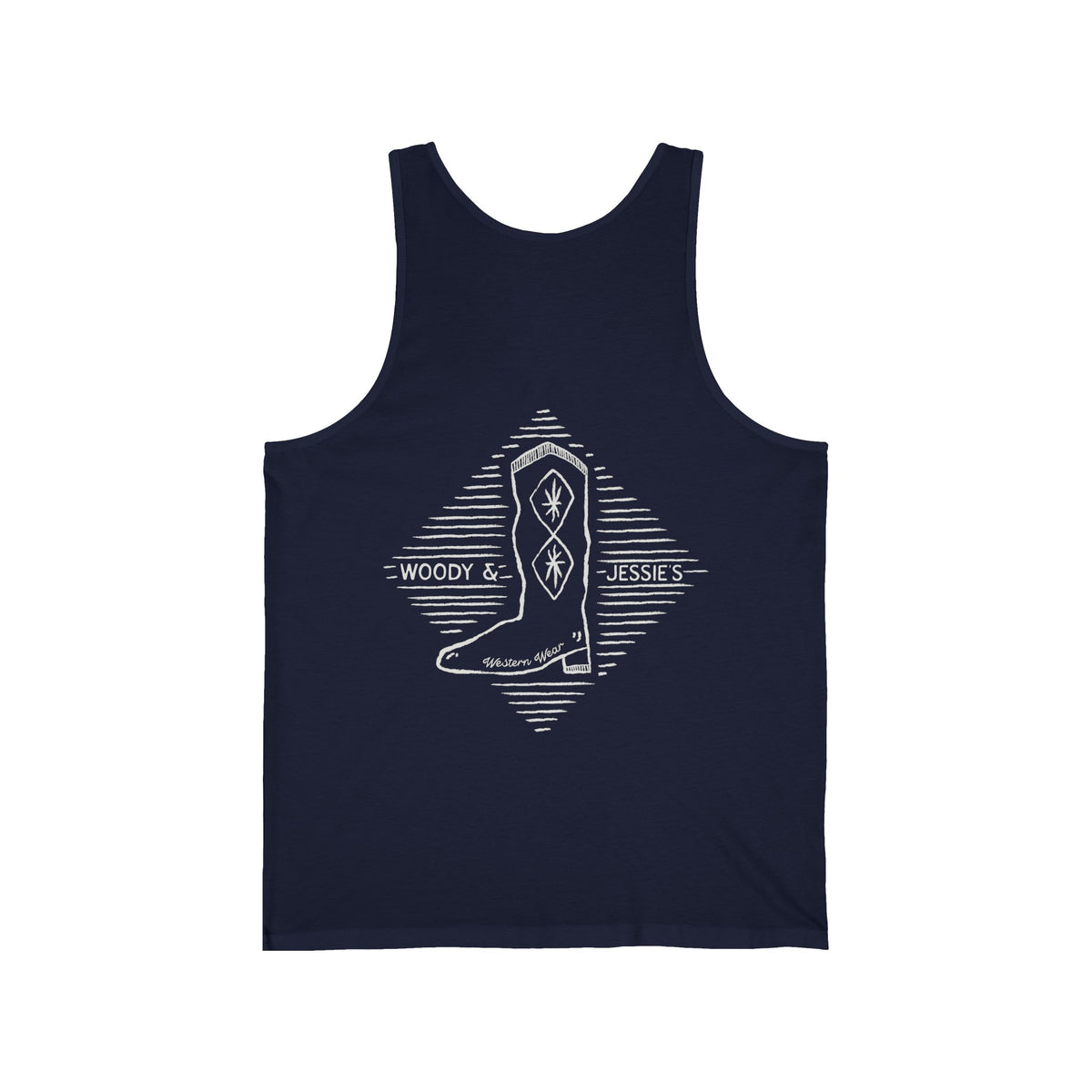 Woody & Jessie's Western Wear Bella Canvas Unisex Jersey Tank
