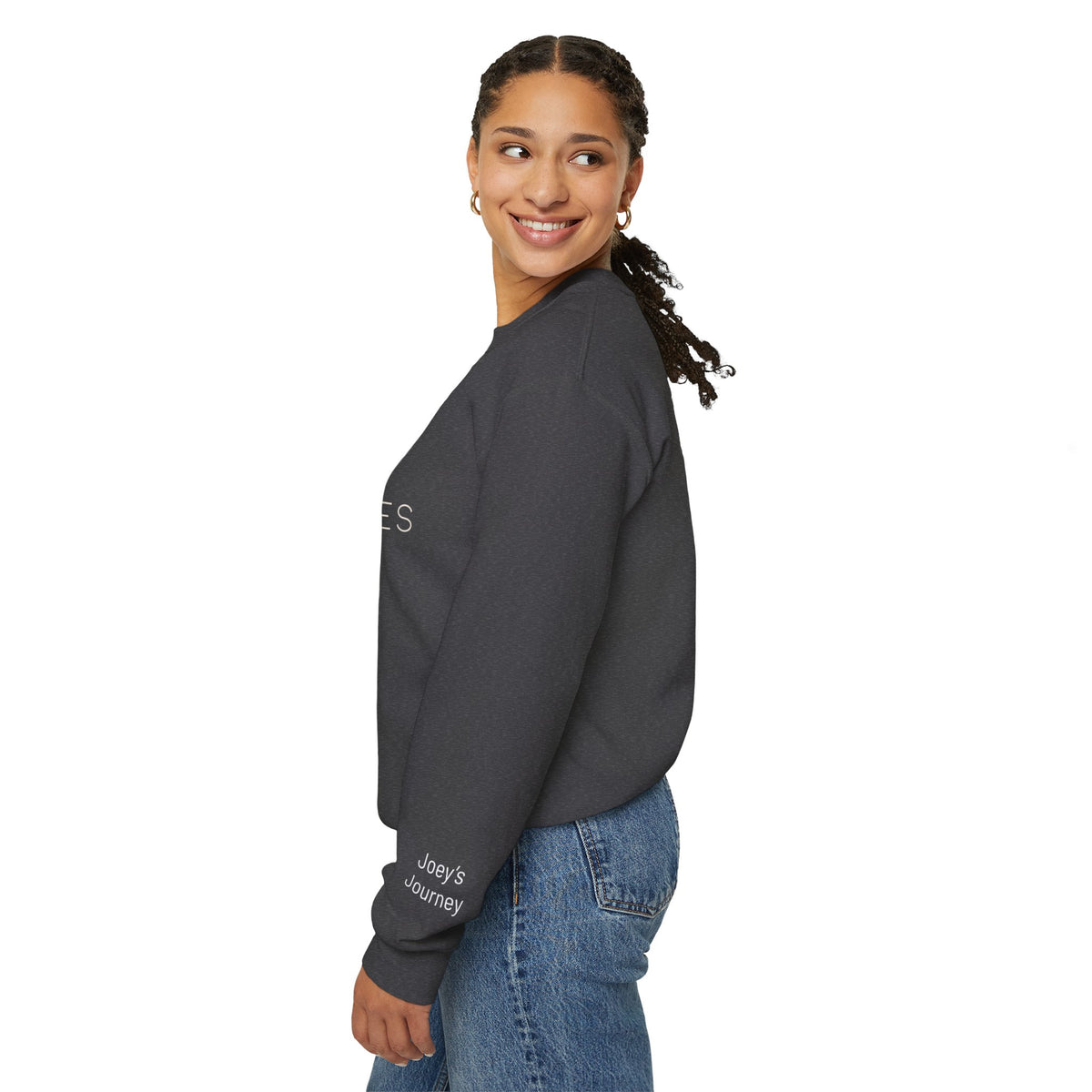 Joey's Journey Chromosome 6q Deletion Awareness Gildan Unisex Heavy Blend™ Crewneck Sweatshirt
