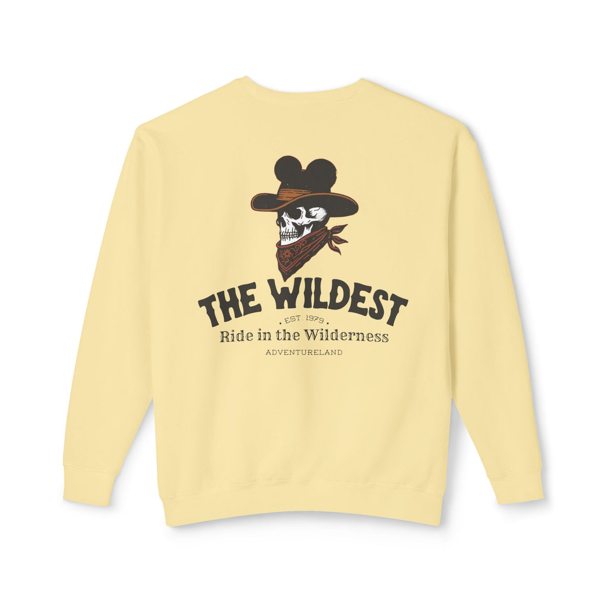The Wildest Ride in the Wilderness Unisex Lightweight Comfort Colors Crewneck Sweatshirt