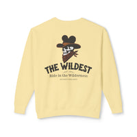 The Wildest Ride in the Wilderness Unisex Lightweight Comfort Colors Crewneck Sweatshirt