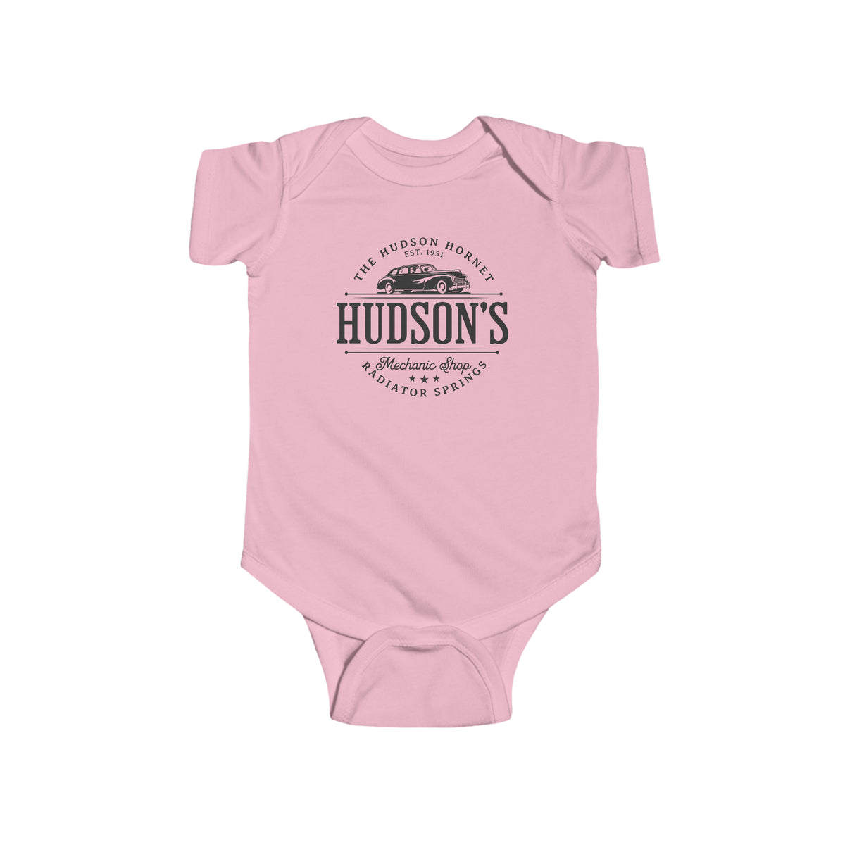 Hudson's Mechanic Shop Rabbit Skins Infant Fine Jersey Bodysuit