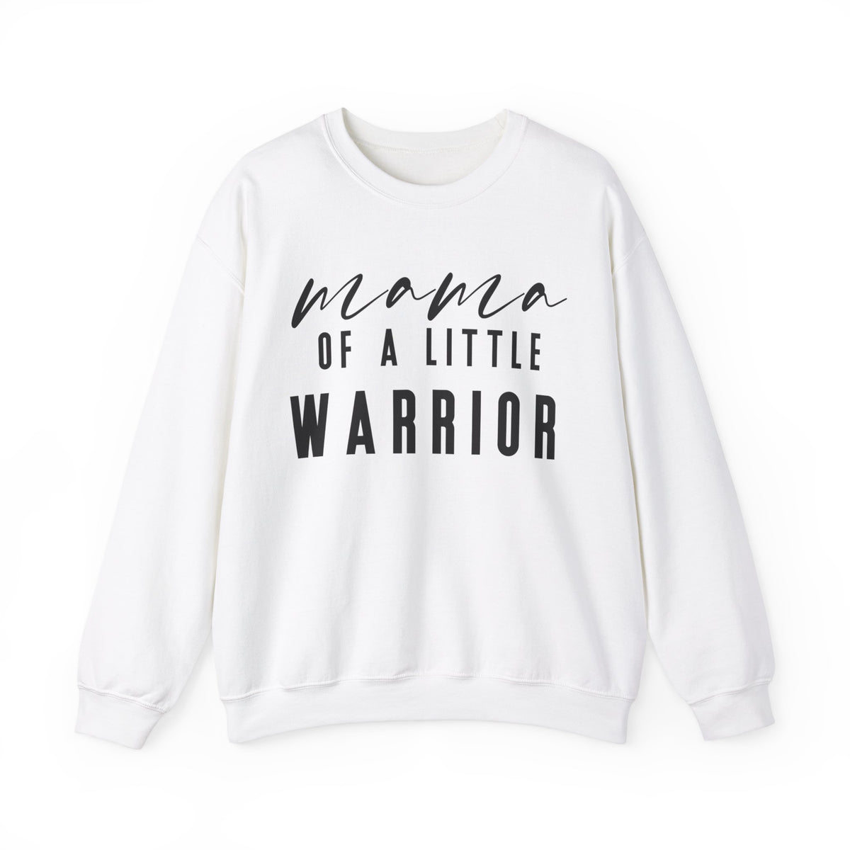 Mama of a Little Warrior Gildan Unisex Heavy Blend™ Crewneck Sweatshirt