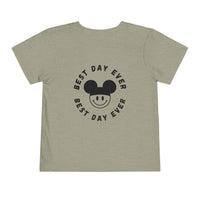 Best Day Ever Bella Canvas Toddler Short Sleeve Tee