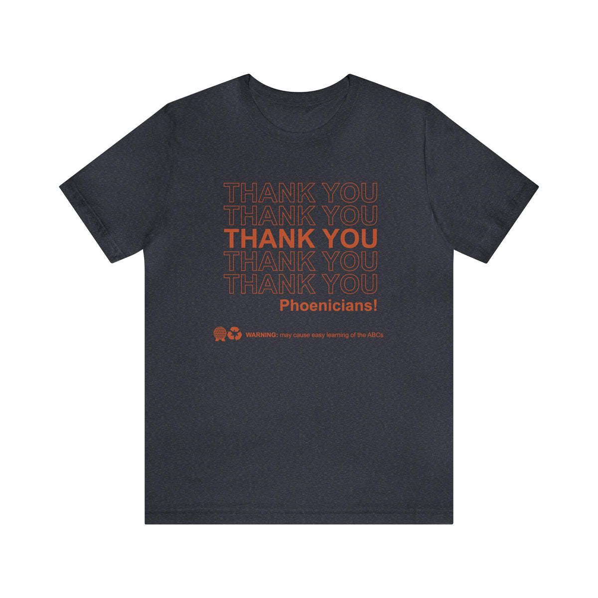 Thank You Phoenicians Bella Canvas Unisex Jersey Short Sleeve Tee
