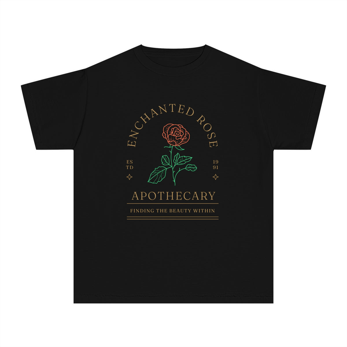 Enchanted Rose Apothecary Comfort Colors Youth Midweight Tee