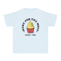 Here For The Whip Comfort Colors Youth Midweight Tee