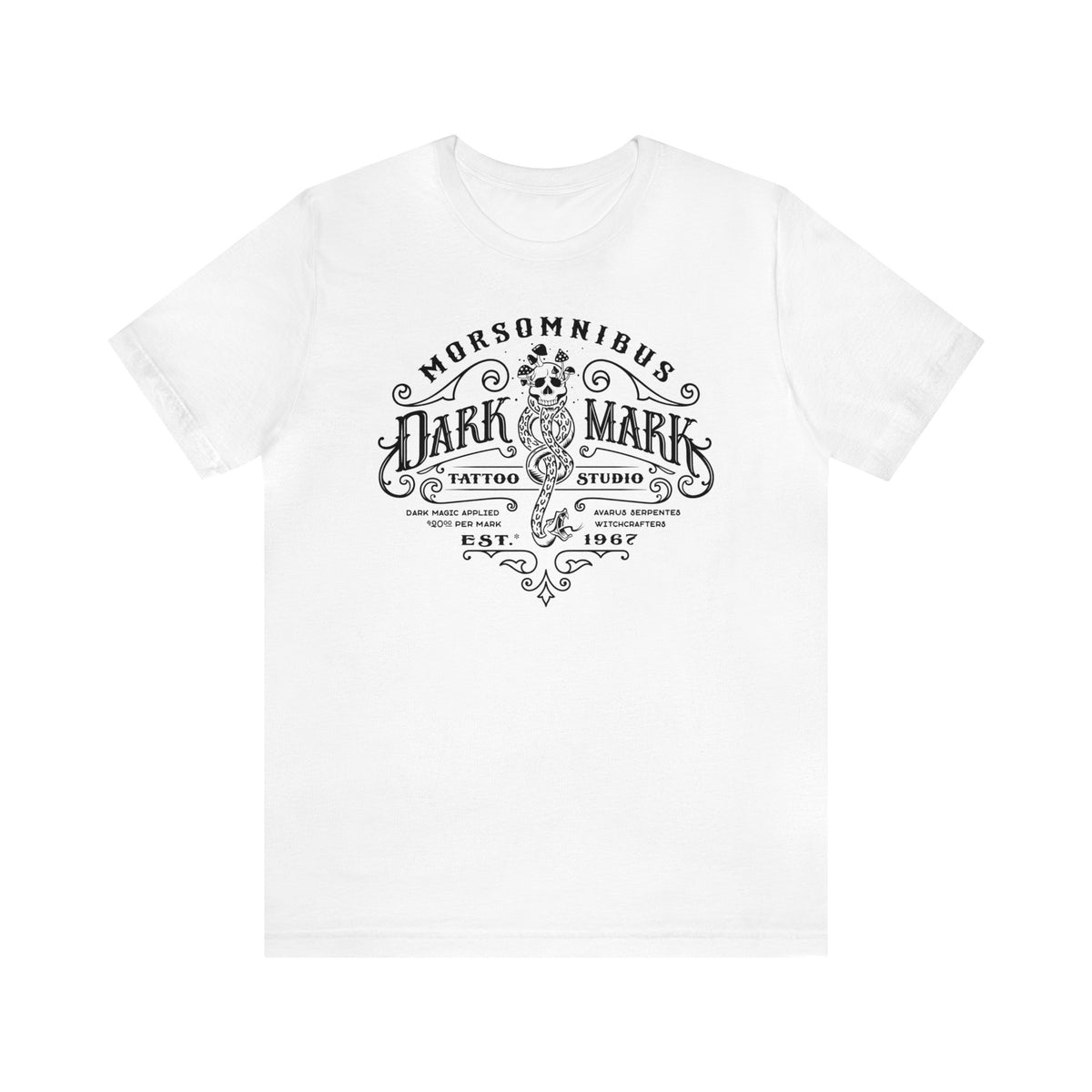 Dark Mark Tattoo Studio Bella Canvas Unisex Jersey Short Sleeve Tee