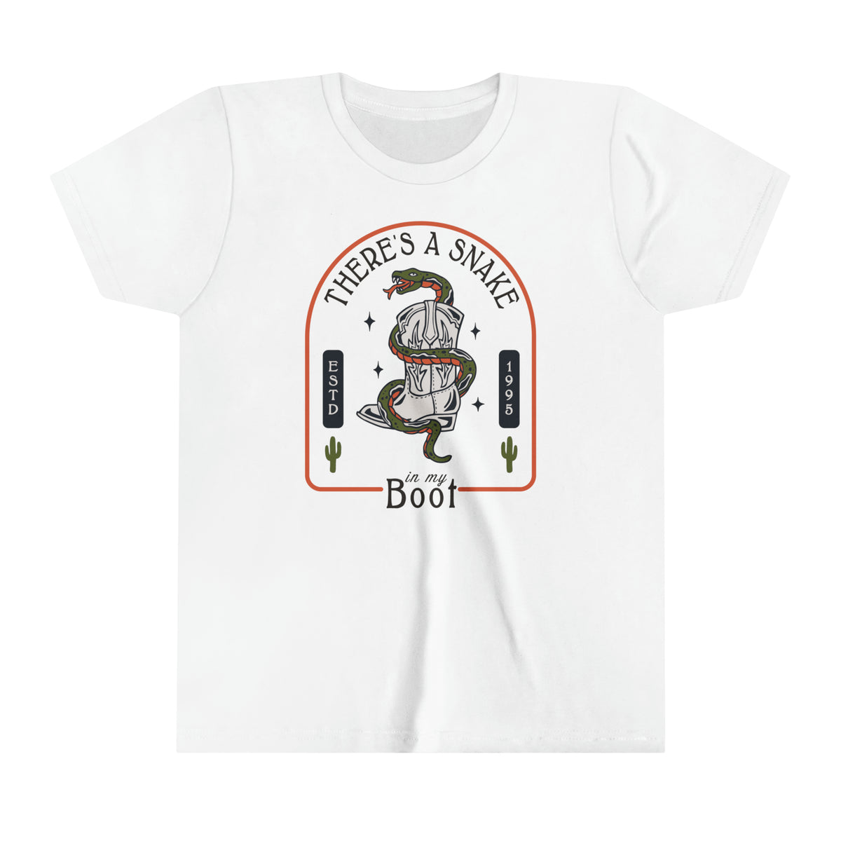 There's A Snake In My Boot Bella Canvas Youth Short Sleeve Tee