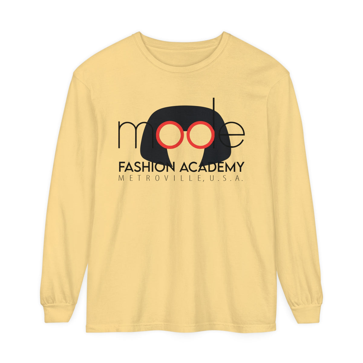 Mode Fashion Academy Comfort Colors Unisex Garment-dyed Long Sleeve T-Shirt