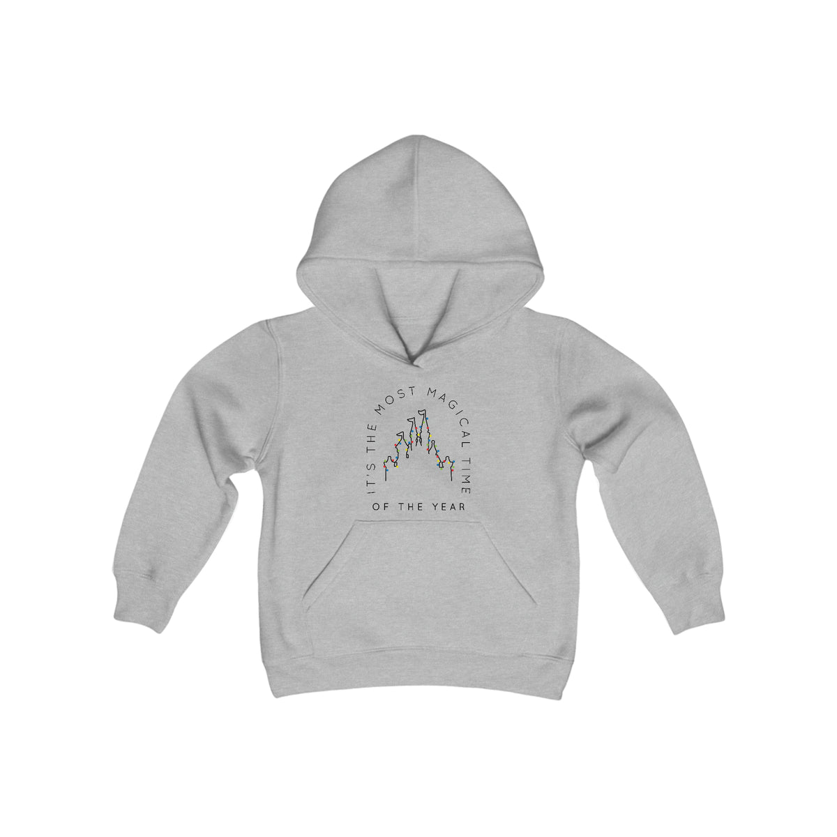 Most Magical Time Of The Year Gildan Youth Heavy Blend Hooded Sweatshirt