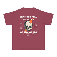 Dead Men Tell No Tales Comfort Colors Youth Midweight Tee