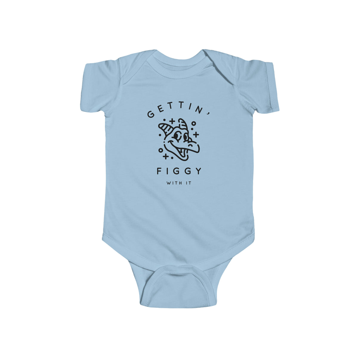Gettin' Figgy With It Rabbit Skins Infant Fine Jersey Bodysuit