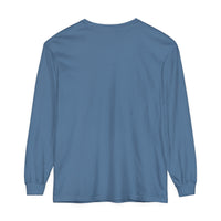 Spooky Scary Skeletons Comfort Colors Unisex Garment-dyed Long Sleeve T-Shirt