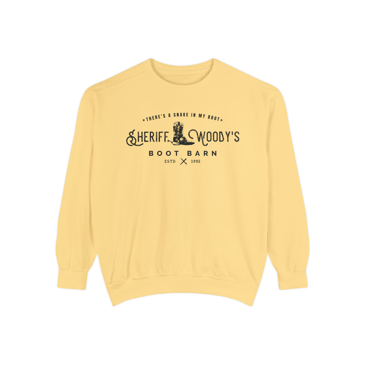 Sheriff Woody's Boot Barn Comfort Colors Unisex Garment-Dyed Sweatshirt