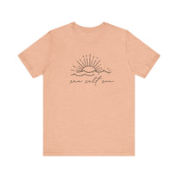Sea Salt Sun Bella Canvas Unisex Jersey Short Sleeve Tee