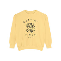 Gettin' Figgy With It Comfort Colors Unisex Garment-Dyed Sweatshirt