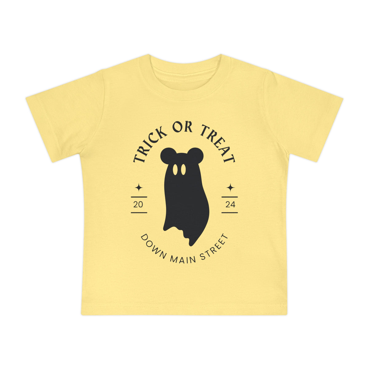 Trick or Treat Down Main Street Baby Short Sleeve T-Shirt