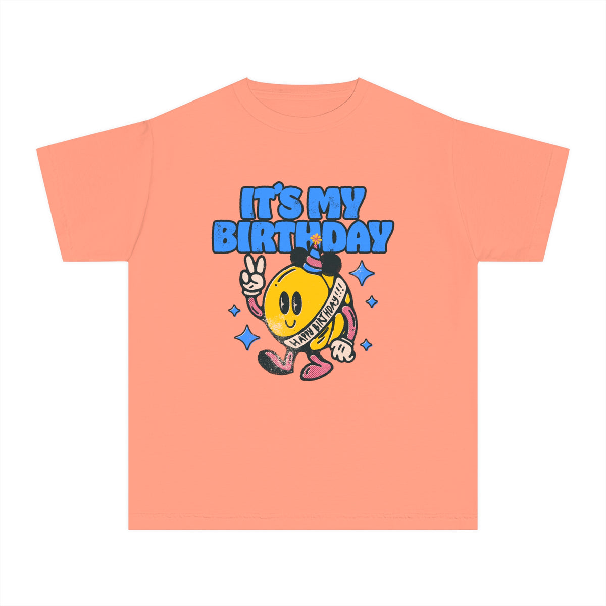 It's My Birthday Comfort Colors Youth Midweight Tee
