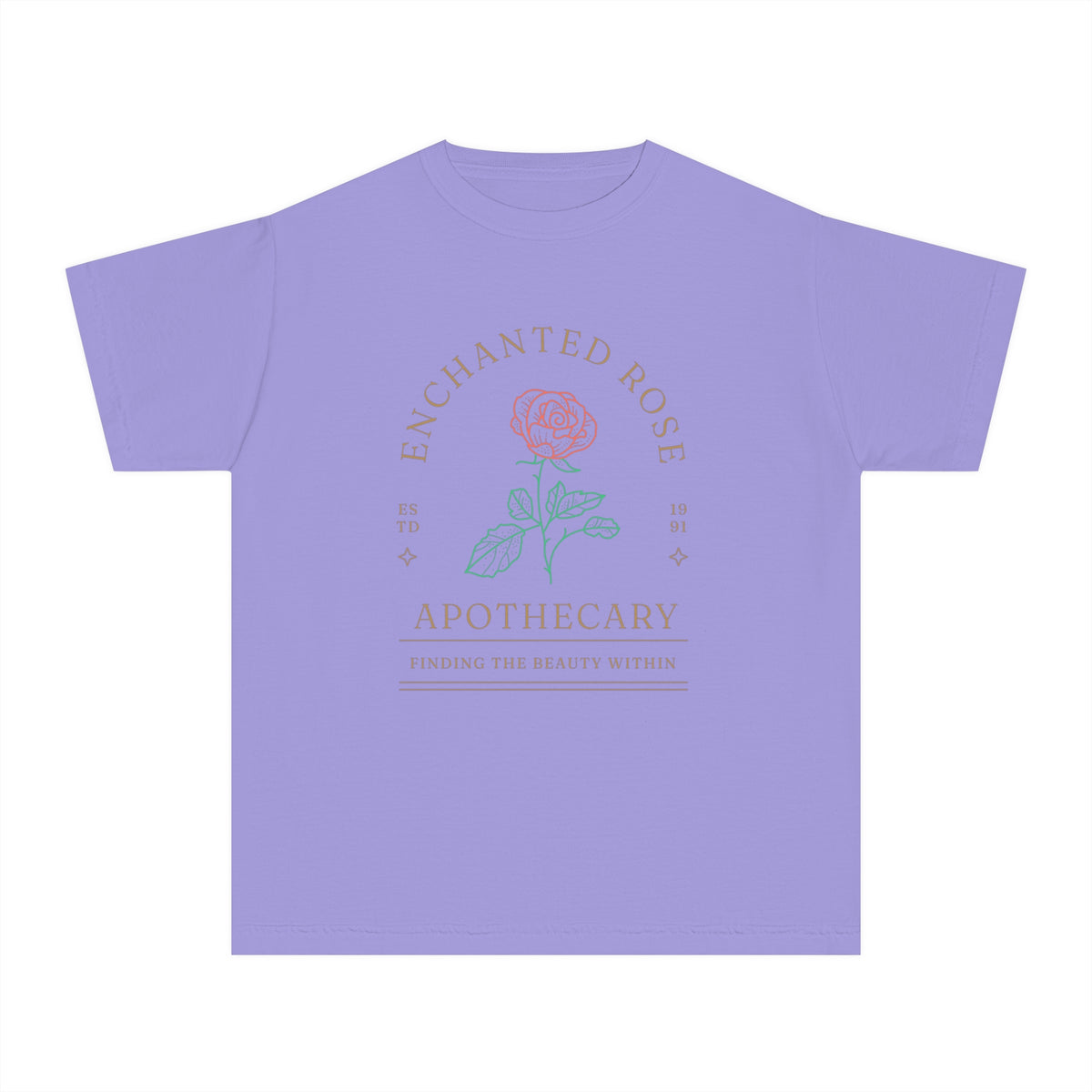Enchanted Rose Apothecary Comfort Colors Youth Midweight Tee