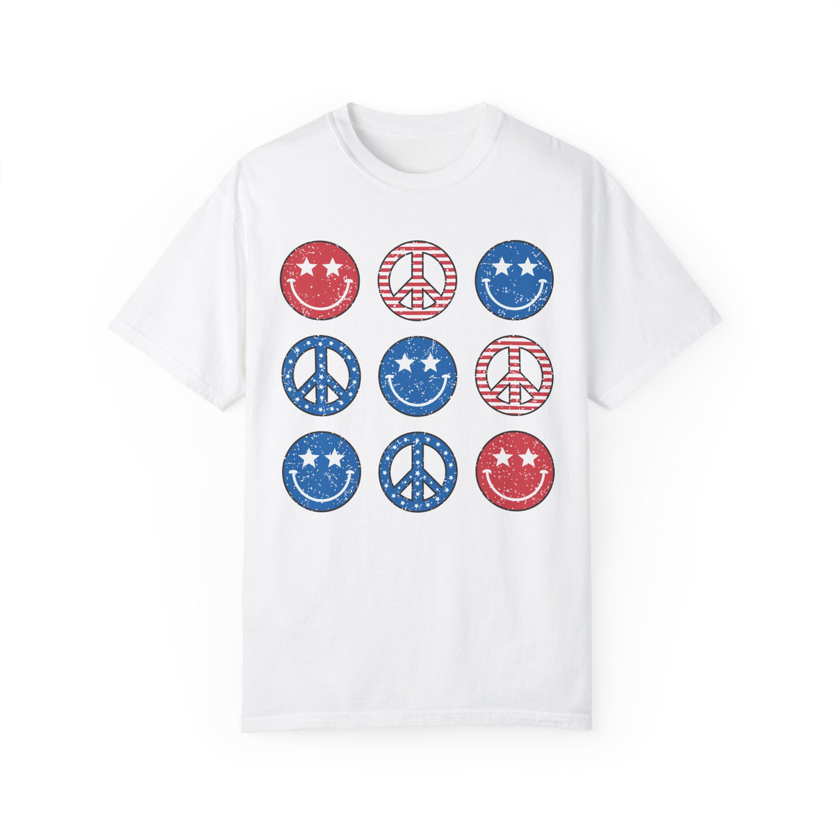 Patriotic Smiles Comfort Colors Unisex Garment-Dyed T-shirt