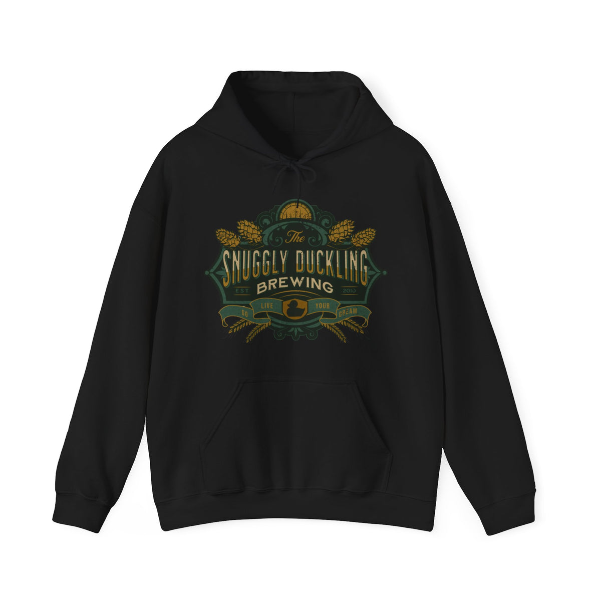 The Snuggly Duckling Brewing Gildan Unisex Heavy Blend™ Hooded Sweatshirt
