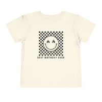 Best Birthday Ever Bella Canvas Toddler Short Sleeve Tee